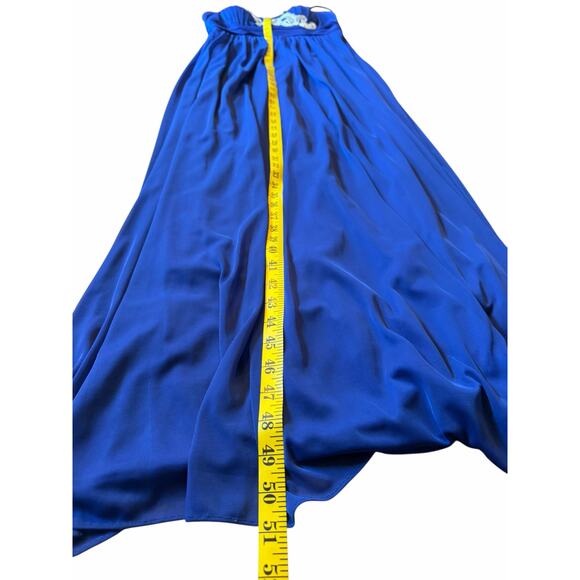 Blue Strapless Sequined Blondie Nites Dress - Size 7 - Picture 8 of 14